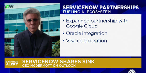 ServiceNow CEO on earnings: AI business grew 150% quarterly