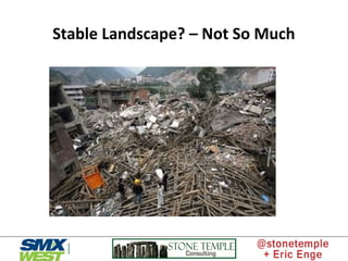 Stable Landscape? – Not So Much
 