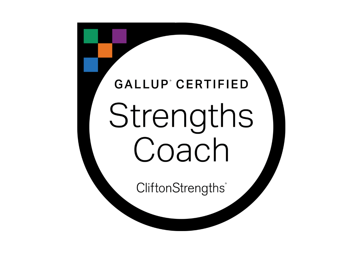 Gallup-Certified Strengths Coach logo.