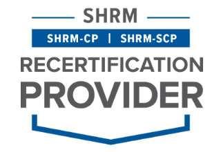 SHRM Recertification Provider logo.