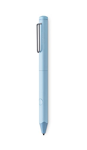 Wacom CS-610CM Bamboo Stylus Fineline 3 Lápiz digital para iPhone y iPad / Punta extra fina, ideal para escribir y dibujar / Capacidad de respuesta a la presión / Diseño ergonómico / Color celeste