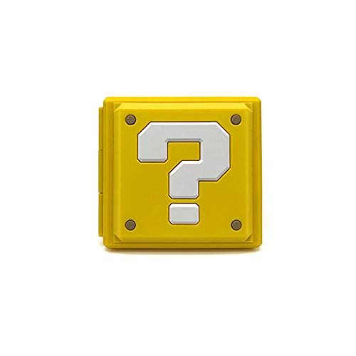 XuBa - Caja de Almacenamiento portátil para Nintendo Switch Games Nintendo Switch NS Accessories Amarillo Amarillo
