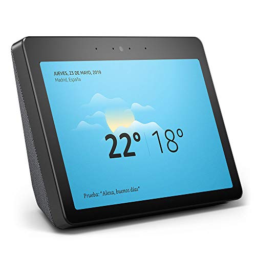 Echo Show (2.ª generación) – Sonido de alta calidad y sensacional pantalla HD de 10 pulgadas, negro