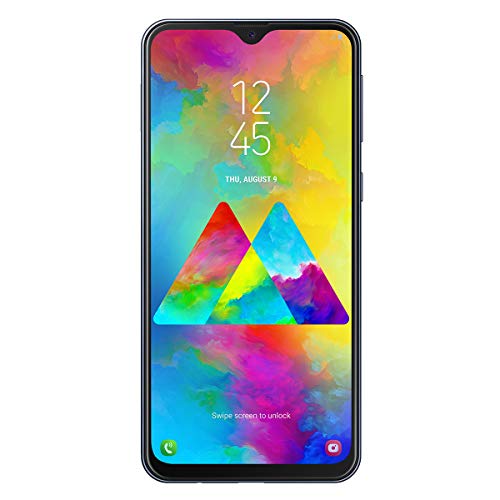 Samsung Galaxy M20 Smartphone, FHD+ Infinity V Display 6.3", 4GB RAM, 64GB ROM, Negro [Versión Española]