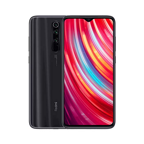 Xiaomi Redmi Note 8 Pro Teléfono 6GB RAM + 128GB ROM, Pantalla Completa de 6.53", CPU MTK Helio G90T Octa-Core, 20MP Frontal y 64MP AI Cuatro Cámara Trasera Móviles Versión Global (Negro)