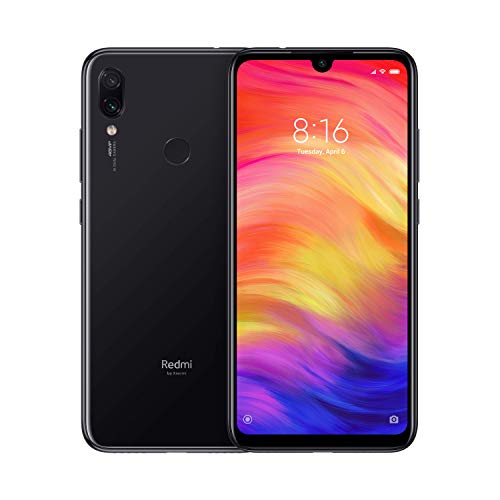 Xiaomi Redmi Note 7 16 cm (6.3") 3 GB 32 GB Ranura híbrida Dual SIM 4G Negro 4000 mAh - Smartphone (16 cm (6.3"), 1080 x 2340 Pixeles, 3 GB, 32 GB, 48 MP, Negro) - Version Global