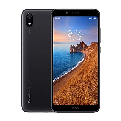 Xiaomi Redmi 7A Smartphone,2GB RAM 32GB ROM Dual SIM 5.45 '' Pantalla Completa HD, Qualcomm Snapdragon SDM439 Octa-Core Procesador,Fuente Grande,Cámara Trasera de 13MP Cámara Frontal de 5MP (Negro)