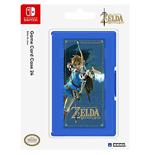 Hori - Estuche de juegos, 24 cartuchos, Zelda (Nintendo Switch)
