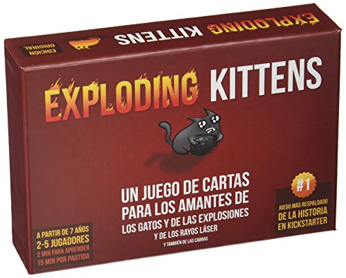 Fantasy Flight Games- Juego de Cartas (Exploding Kittens EKEK0001)