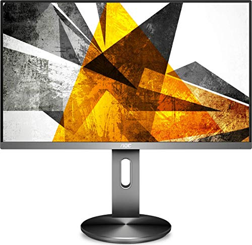 AOC U2790PQU Pantalla para PC 68,6 cm (27") 4K Ultra HD LED Plana Negro, Titanio - Monitor (68,6 cm (27"), 3840 x 2160 Pixeles, 4K Ultra HD, LED, 5 ms, Negro, Titanio)