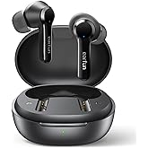 EarFun Air Pro 2 Noise Cancelling Earbuds, Wireless Earbuds with 6 Mics for Clear Calls, Hi-Fi Sound, Deep Bass, In-ear Detec