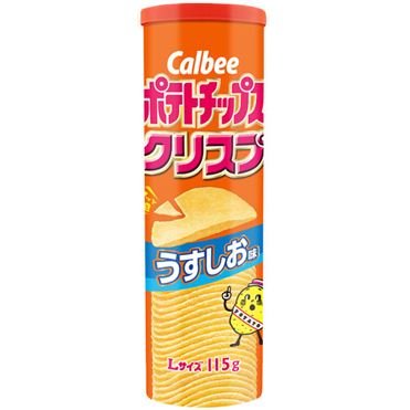 カルビーポテトチップス　クリスプうすしお味115ｇ×12入