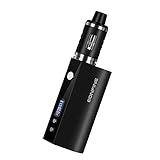 電子タバコ パワー調節機能付き スターターキット Eonfine 2600mAh大容量バッテリー 爆煙 Vape 日本語取扱説明書付き 禁煙減煙サポート LEDスクリーン 視覚化タンク