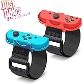 Just Dance 2024/2023/2022/Zumba de 対応 リストバンド Tomistan コントローラー グリップ【最新改良モデル 2 in 1】 Switch joy-con 用 ハンドストラップ ジャストダンス2023 2022