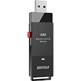 【Amazon.co.jp限定】バッファロー SSD 外付け 1.0TB 超小型 コンパクト ポータブル PS5/PS4対応(メーカー動作確認済) USB3.2Gen1 ブラック SSD-PUT1.0U3-B/N