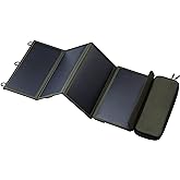 エレコム ソーラー充電器 NESTOUT SOLAR-1 【4枚パネル】 28W オリーブ MPA-NEST-S014OV