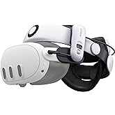 BOBOVR S3 Proバッテリーストラップアクセサリー、ヘッドエアコン、10000mAhホットスワップ可能なバッテリーパック、Meta Quest 3と互換性あり