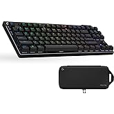 Logicool G PRO X TKL LIGHTSPEED ワイヤレス ゲーミングキーボード テンキーレス メカニカル タクタイル GXスイッチ 専用ケース 付き キーボード Bluetooth 静音 日本語配列 LIGHTSYNC RGB 着脱