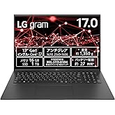 LG ノートパソコン LG gram/17ZB90R-MA78J(2023年モデル) /17インチ/第13世代Core i7/メモリ16GB/SSD 1TB/バッテリー最大27時間/VOD視聴,クリエーター,イラスト,動画編集/WQXGA(2560×