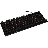 HyperX Alloy FPS Pro ゲーミングキーボード 赤軸 FPSゲーム向け LEDバックライト 2年保証 HX-KB4RD1-US/R1 87キーテンキーレス