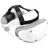 DEVASO PlayStation VR2用調整式ヘッドストラップ、快適で柔らかいPSVR2ストラップ、圧力を軽減した軽量PS5 VR2アクセサリー、VRゲーム用