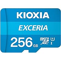 KIOXIA(キオクシア) 旧東芝メモリ microSD 256GB UHS-I Class10 (最大読出速度100MB/s) Nintendo Switch動作確認済 国内サポート正規品 メーカー保証5年 KLMEA256G