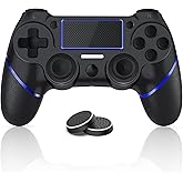 ps4コントローラー純正 FPS ps4コントローラー Bluetooth5.0無線接続 フリーク付き 600mAh大容量電池 ゲームパッド PS4/PS4 Pro/Slim/PC対応 イヤホンジャック付き 快適されたボタン モーションセンサーと振動