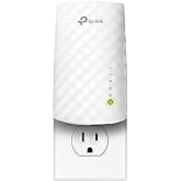 TP-Link WiFi Extender with Ethernet Port, Dual Band 5GHz/2.4GHz , Up to 44% more bandwidth than single band, Covers Up to 120