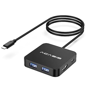 USB Cハブ マルチポート 4K HDMI付き 電力供給 100W