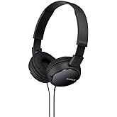 Sony ZX Series Wired On-Ear Headphones, Black MDR-ZX110