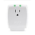 Belkin 1-Outlet SurgeCube Portable Wall Tap with Ground & Protected Light Indicators - For Home, Office, Travel