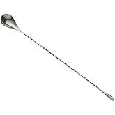 Barfly Teardrop Bar Spoon, End 11 13/16" (30 cm), Stainless Steel