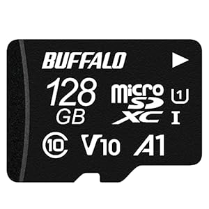 バッファロー microSD 128GB 100MB/s UHS-1 U1 【 Nintendo Switch / ドライブレコーダー 対応 】 RMSD-128U11HA/N