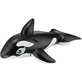 INTEX Whale Inflatable Pool Float: Animal Pool Toy For Kids – 2 Heavy-Duty Handles – 88lb Weight Capacity – 76" x 47" – For A