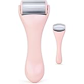 Ice Roller for Face and Eye 2 Pcs,Face Roller Skin Care for Puffiness,Migraine,Pain Relief,Eye Roller For Puffy Eyes Dark Cir