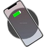 Wireless Charger,Qi-Certified 10W Wireless Charging Pad, Compatible with iPhone 12/12 Mini/12 Pro Max/SE 2020/11 Pro,Galaxy S