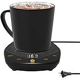 Coffee Mug Warmer with Auto Shut Off for Desk, Temperature-Controlled Smart Cup Warmer, Electric Tea & Espresso Beverage Warm