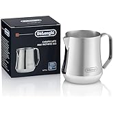 De'Longhi Milk Frothing Pitcher, Stainless Steel, 17 oz - DLSC069