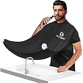 Vuelane Beard Bib - Beard Bib Hair Catcher for Men Shaving - Non-Stick Beard Bib Apron with Strong Suction Cups - Grooming Gi