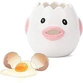 L7HWDP Egg Separator, Ceramic, Pink, 3x3 Inches, 4.3 OZ