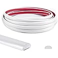 Art3d 10 Ft Peel and Stick Trim for Backsplash Tile Edge, Self-Adhesive Liner for Corner Decor in White…