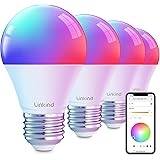 Linkind Smart Light Bulbs, Smart Bulb That Work with Alexa & Google Home, LED Light Bulbs Color Changing, 64 Preset Scenes, M