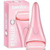 Teenitor Pink Ice Roller for Face, Ice Face Roller, Eye Roller for Puffy Eyes, Facial Roller Spa Self Care Tools for Women