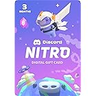 Discord Nitro 3-Month Subscription Gift Card [Digital Code]