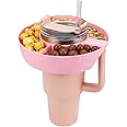 MEETI Snack Bowl for Stanley Cup, Reusable Snack Ring Compatible with Stanley Quencher H2.0 30OZ / 40OZ Tumbler with Handle, 