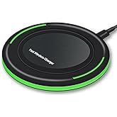 Wireless Charger 10W Qi Fast Wireless Charging Pad,7.5W Compatible with iPhone 11,11 Pro,11 Pro Max,Xs Max,XR,XS,X,8,8 Plus,1