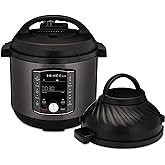 Instant Pot Pro Crisp 11-in-1 Air Fryer and Electric Pressure Cooker Combo with Multicooker Lids that Air Fries, Steams, Slow