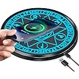 Wireless Charger Magic Qi 15W Wireless Charging Pad,Compatible with iPhone 15 14/14 Pro/14 Pro Max/Xs Max/XR/XS/X/8/8 Plus,Fa