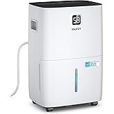 Yaufey 80 Pints Energy Star Dehumidifier for Home, Basement and Large Room up to 5000 Sq. Ft., with Drain Hose, Timer, Intell