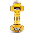 BigMouth Inc Dumbbell Beer Glass, Novelty Drinking Glass, Perfect for Beer Lovers, Funny Gag Gift for Gym Enthusiasts, 24 Oz